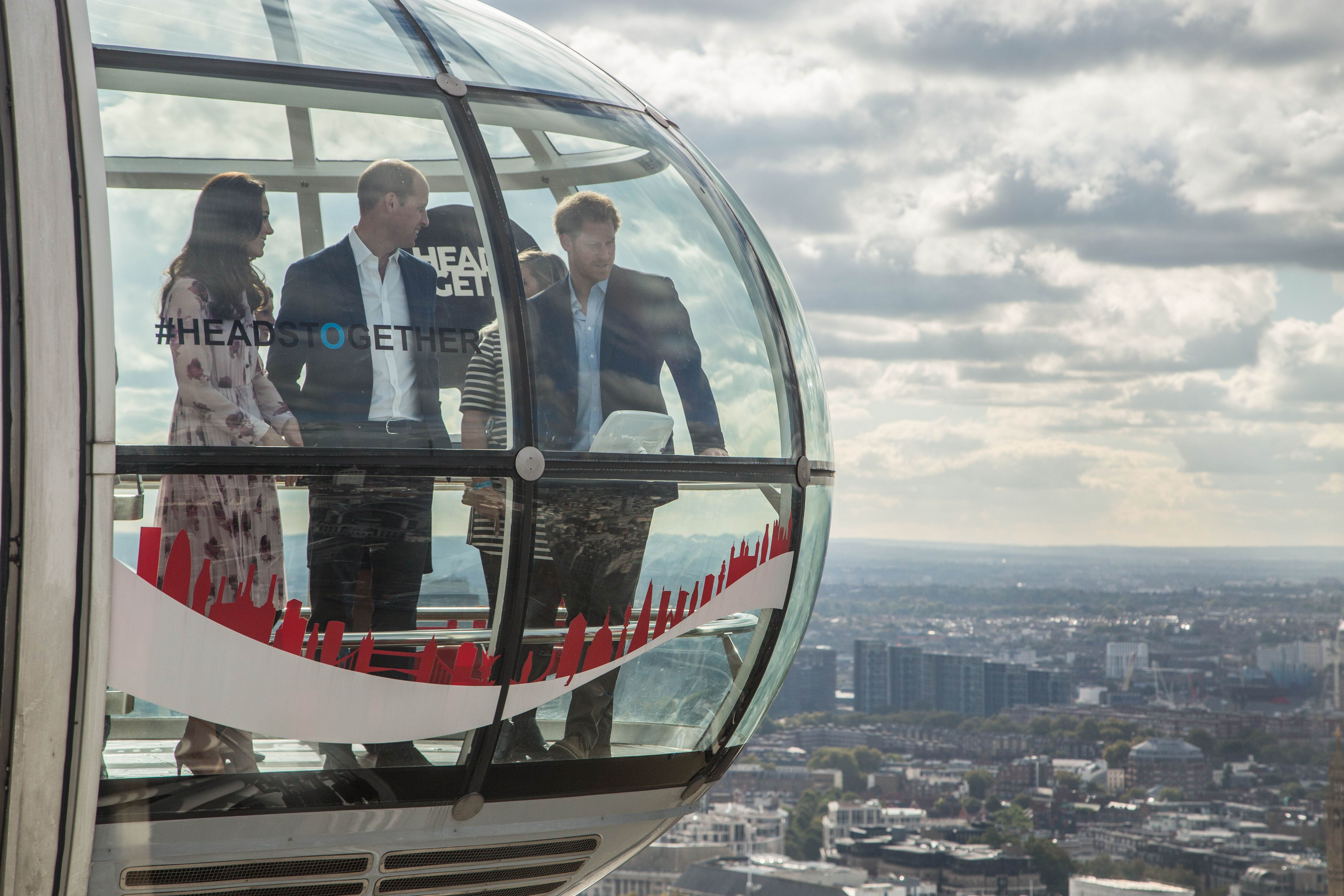 Royal family on London Eye