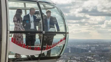 Royal family on London Eye