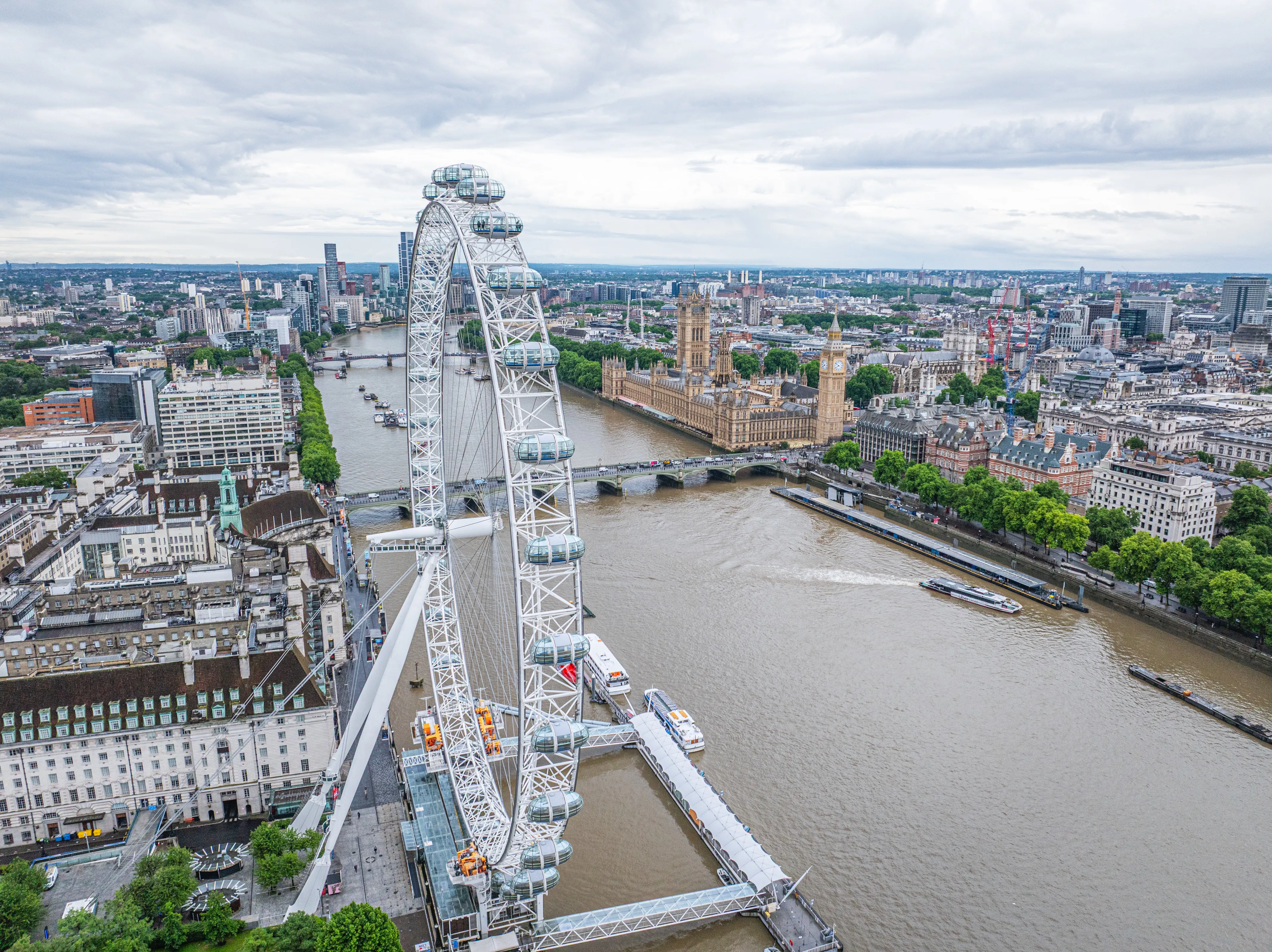 London Eye Rebrand Drone Photography 32