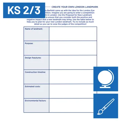 Create Your Own London Landmark KS2 3 1080X1080px