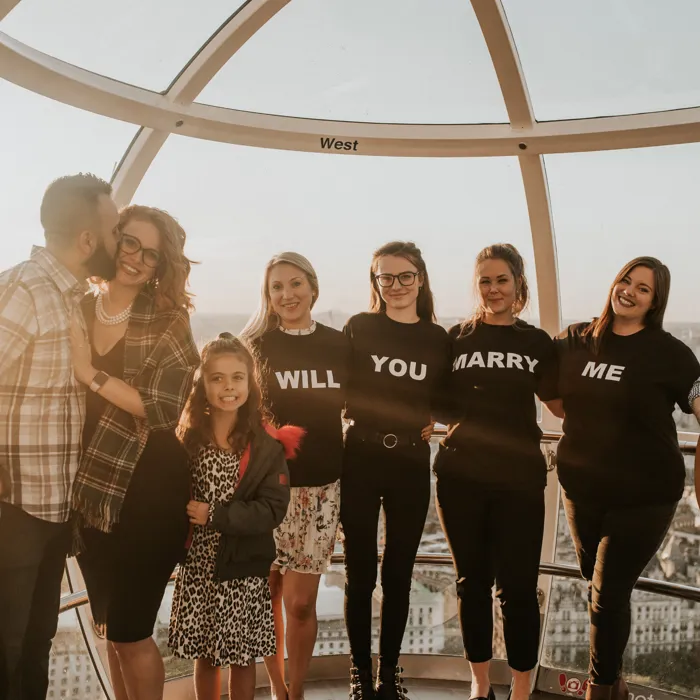 A Proposal Pod on the London Eye!