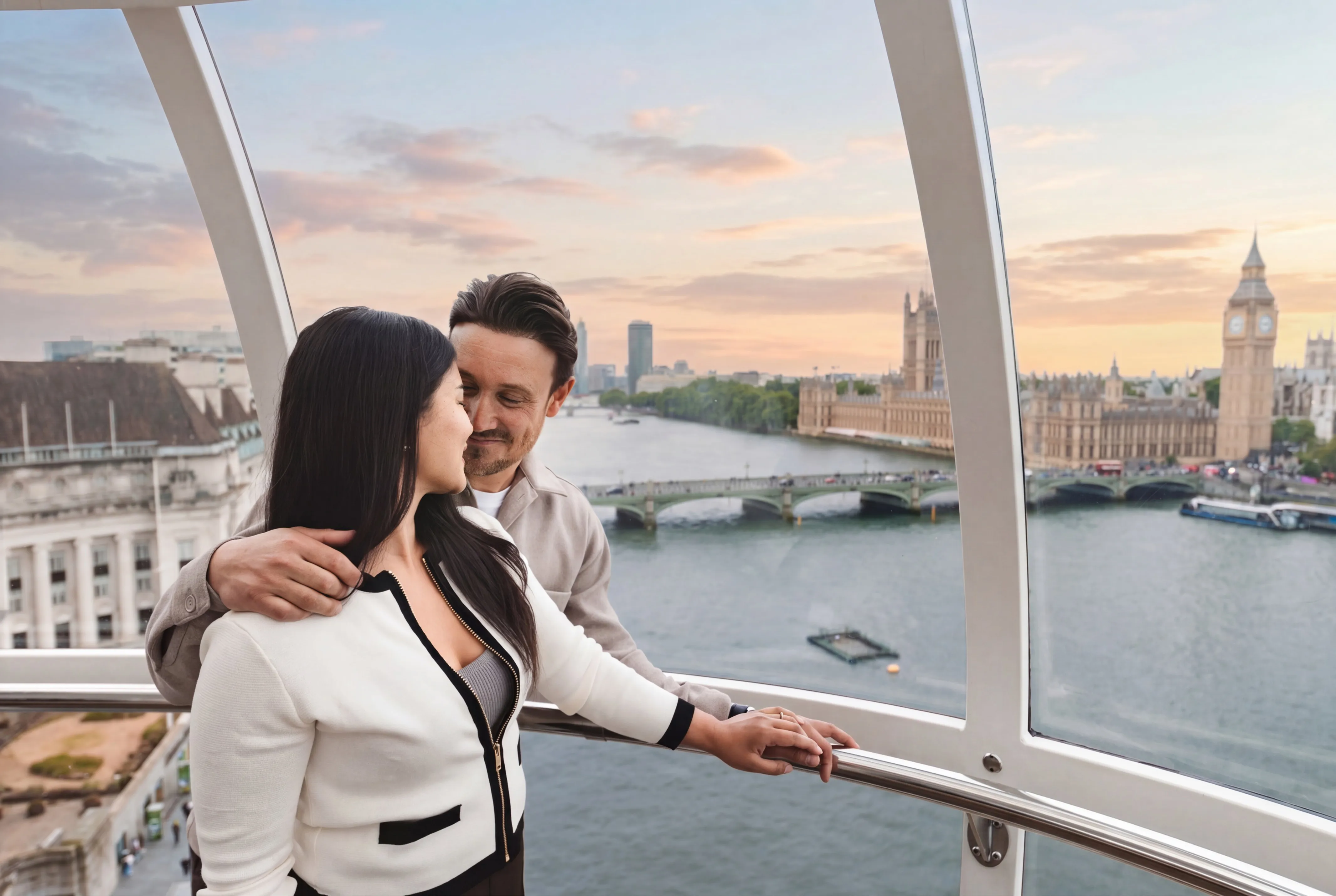 couple on london eye 