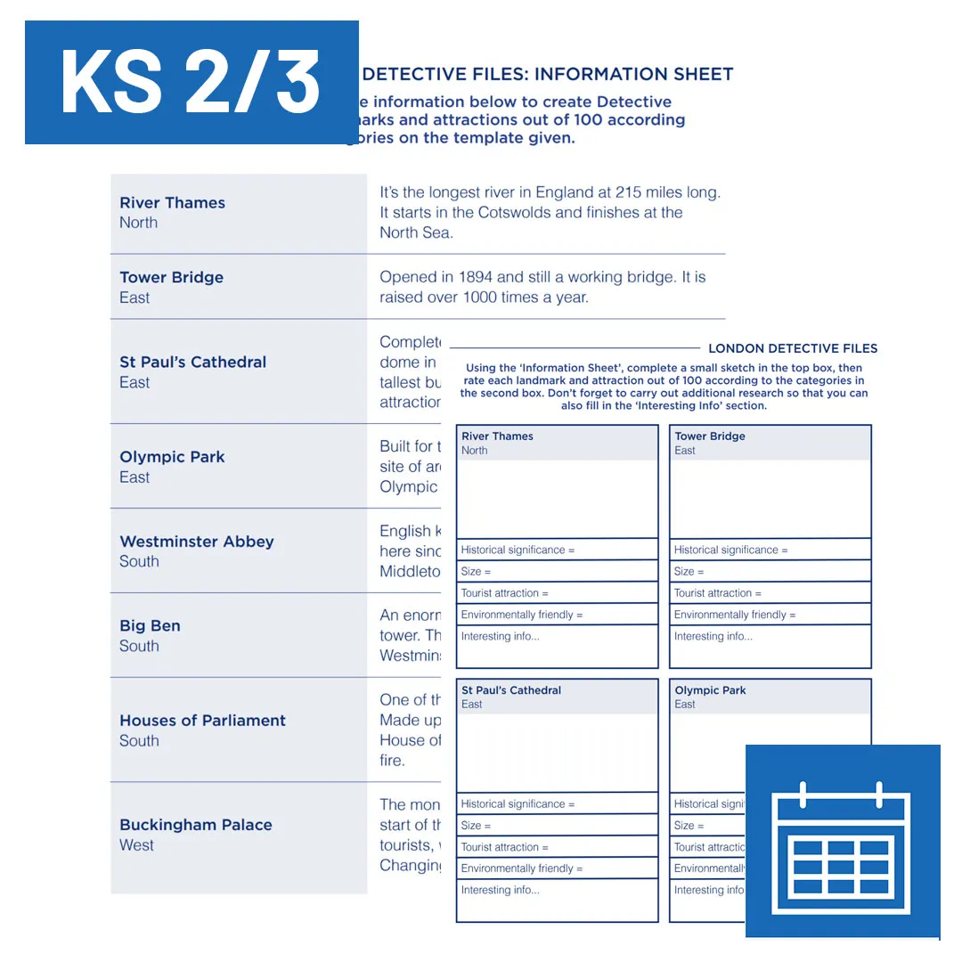 London Detective Files KS2 3 1080X1080px