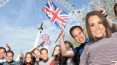 London Eye celebrating royal baby