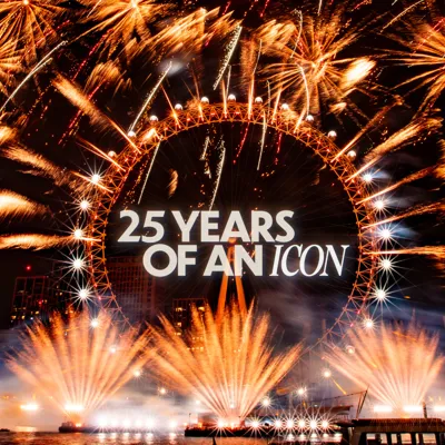 London Eye turns 25 at New Year's Eve with fireworks!