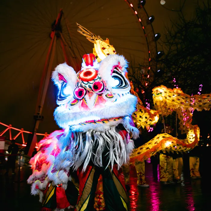 Lunar New Year Lion Dance at the London Eye