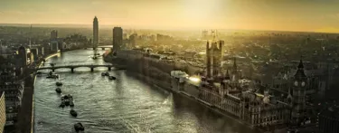 River Thames At Dusk