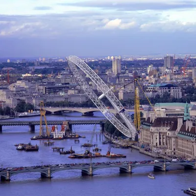 London Eye Construction Assembly