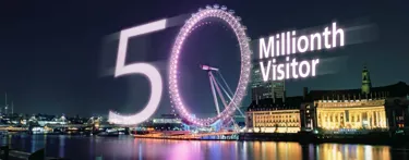 London Eye EDF 50 millionth visitor