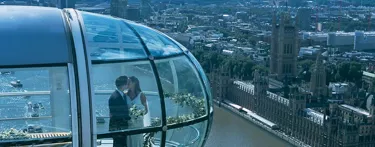 London Eye wedding on pod