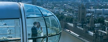 London Eye wedding on pod