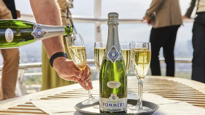 pommery champagne bottle