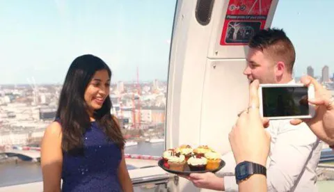 Cakes on London Eye