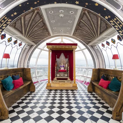 The Eye's Coronation Capsule recreates Westminster Abbey