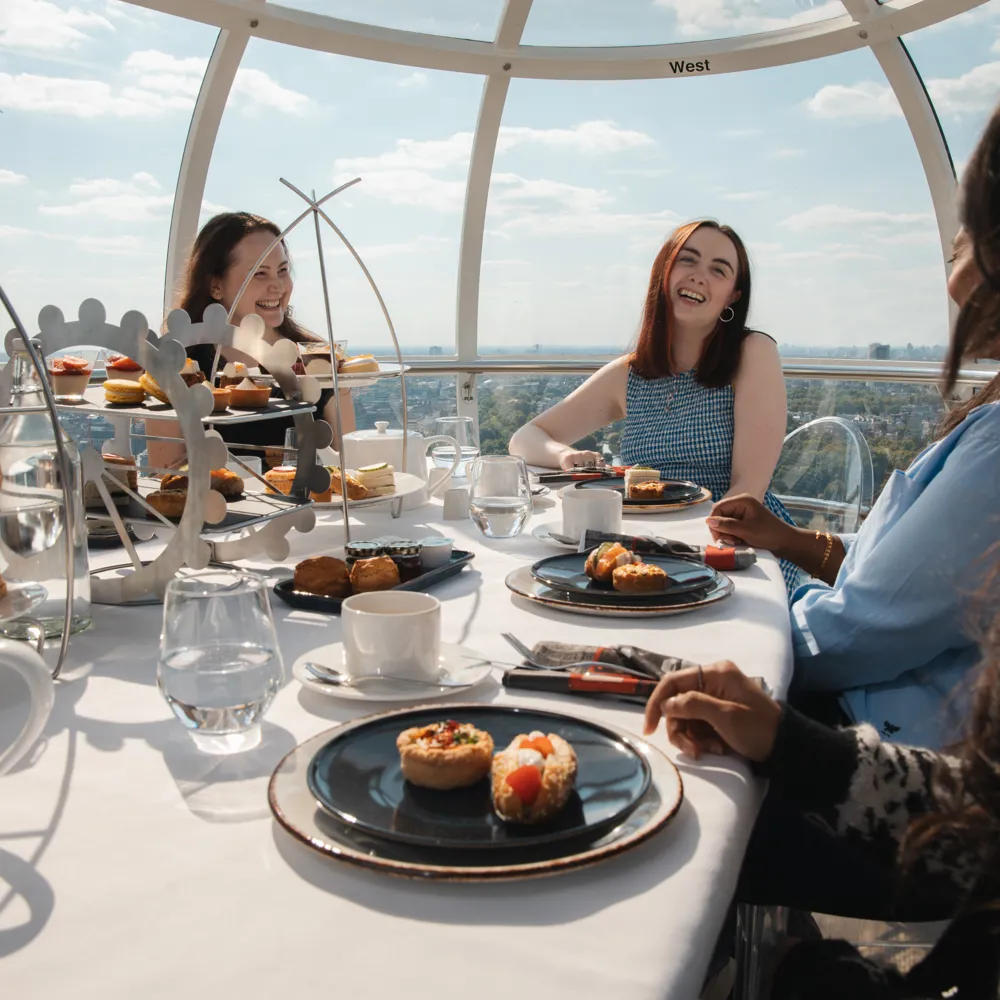 London Tea Time Afternoon Tea on the London Eye | Best View in London