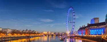 London Eye And County Hall At Night