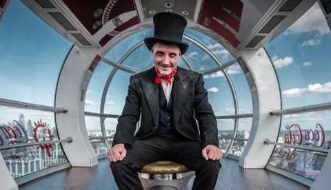 Spooky Capsule Man On London Eye