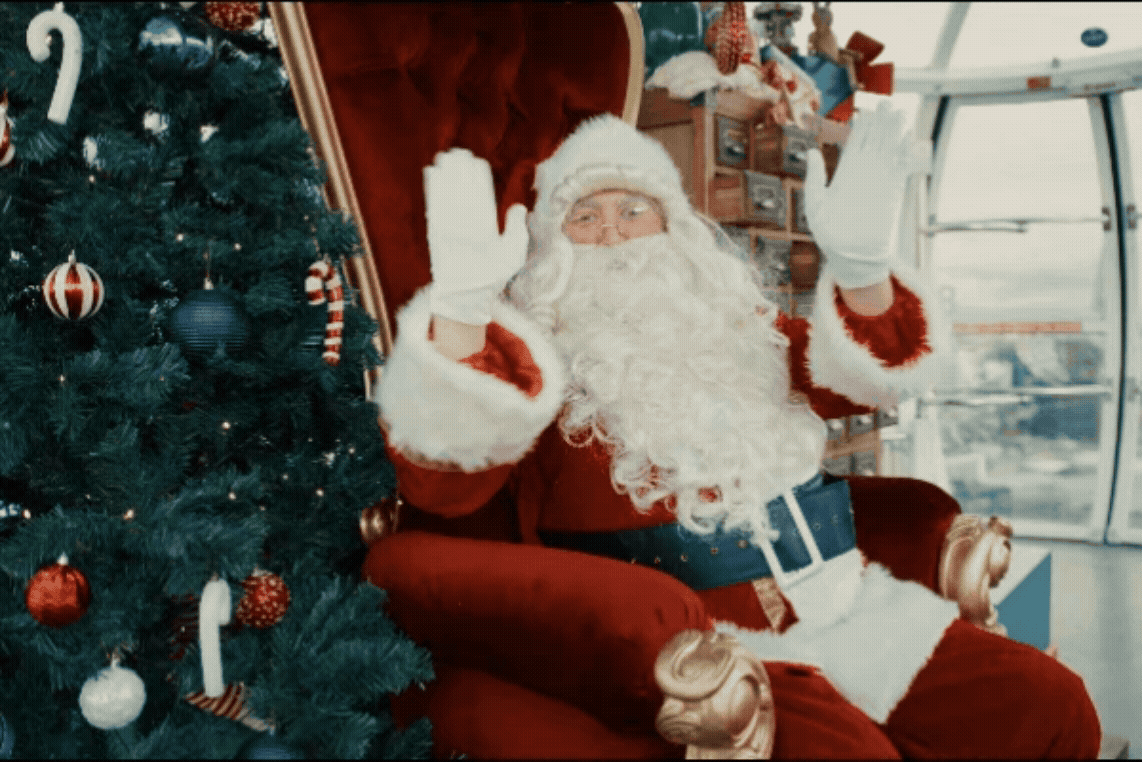 Santa In The Sky Ticket Mobile 600 X 400