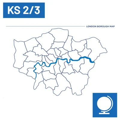 London Borough Map KS2 3 1080X1080px