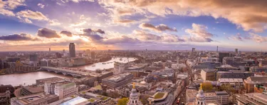 London Skyline From Above