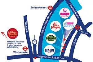 South Bank London Map