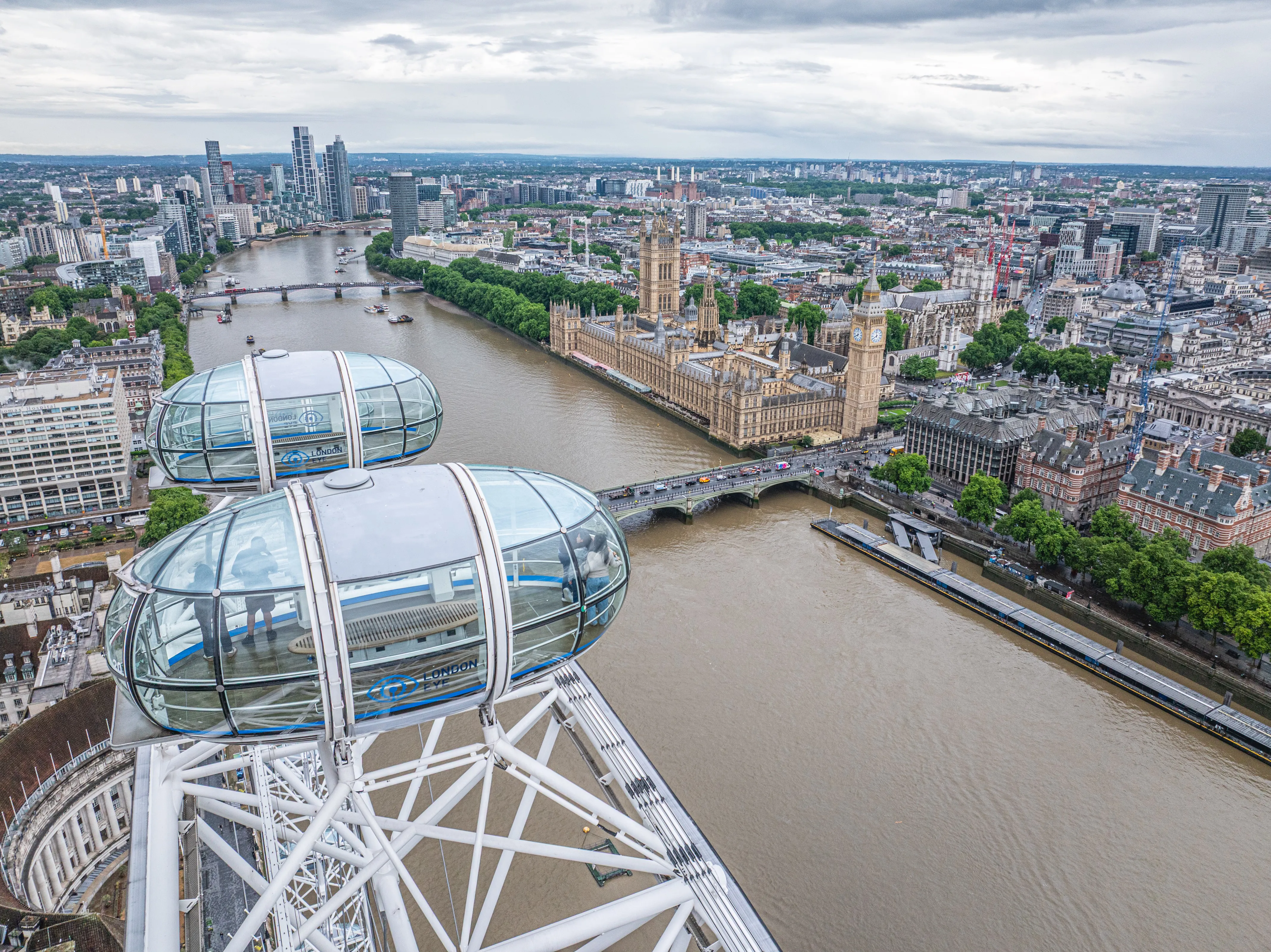 London Eye Rebrand Drone Photography 43